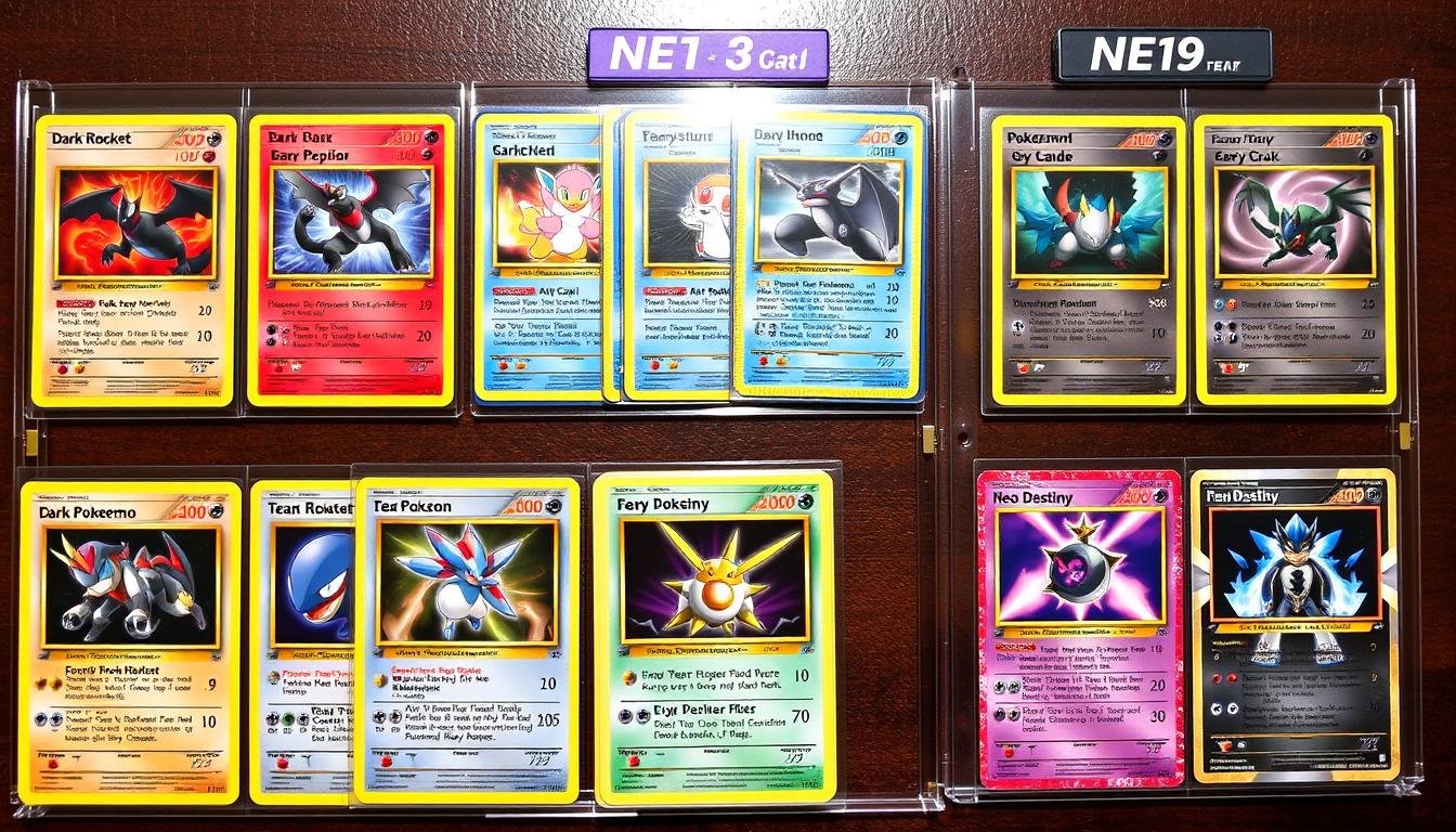 Team Rocket und Neo Series Pokémon Karten im Überblick