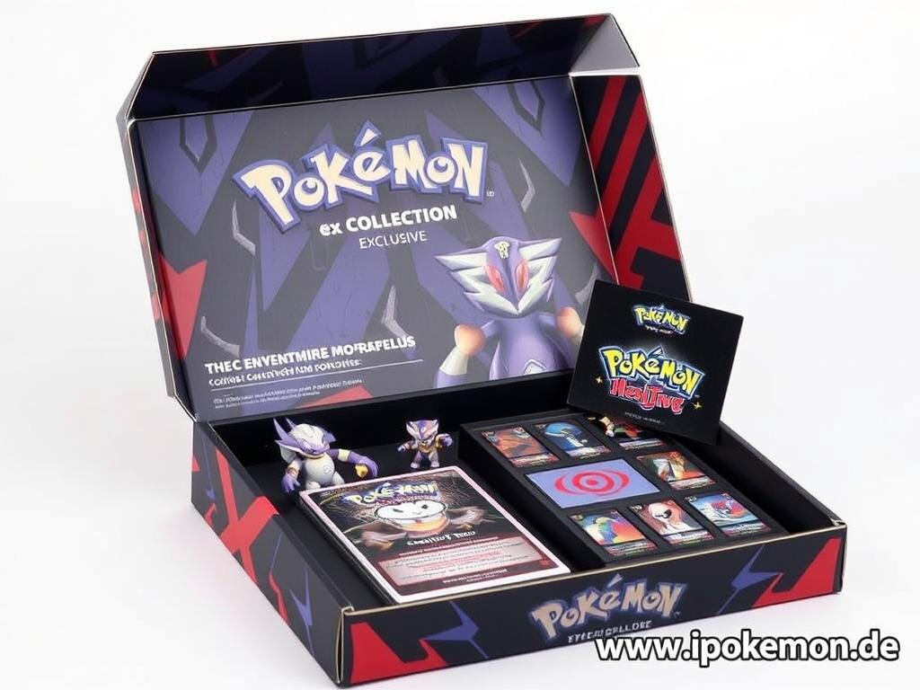 Team Rockets Mewtu ex Kollektion Box mit exklusiven Karten