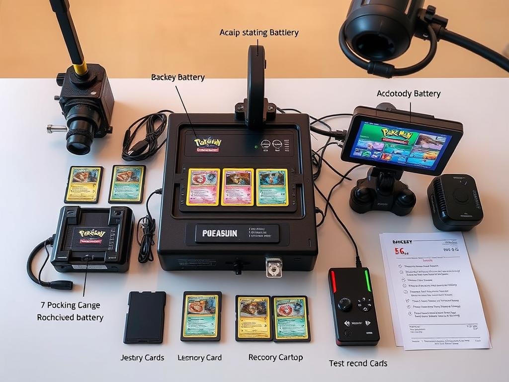 Technische Vorbereitung für Pokémon Karten Booster Opening Sessions