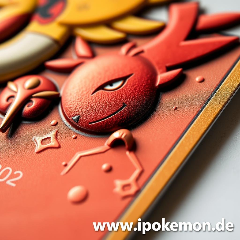 Textured Relief Artwork der Pokémon Karten 2025