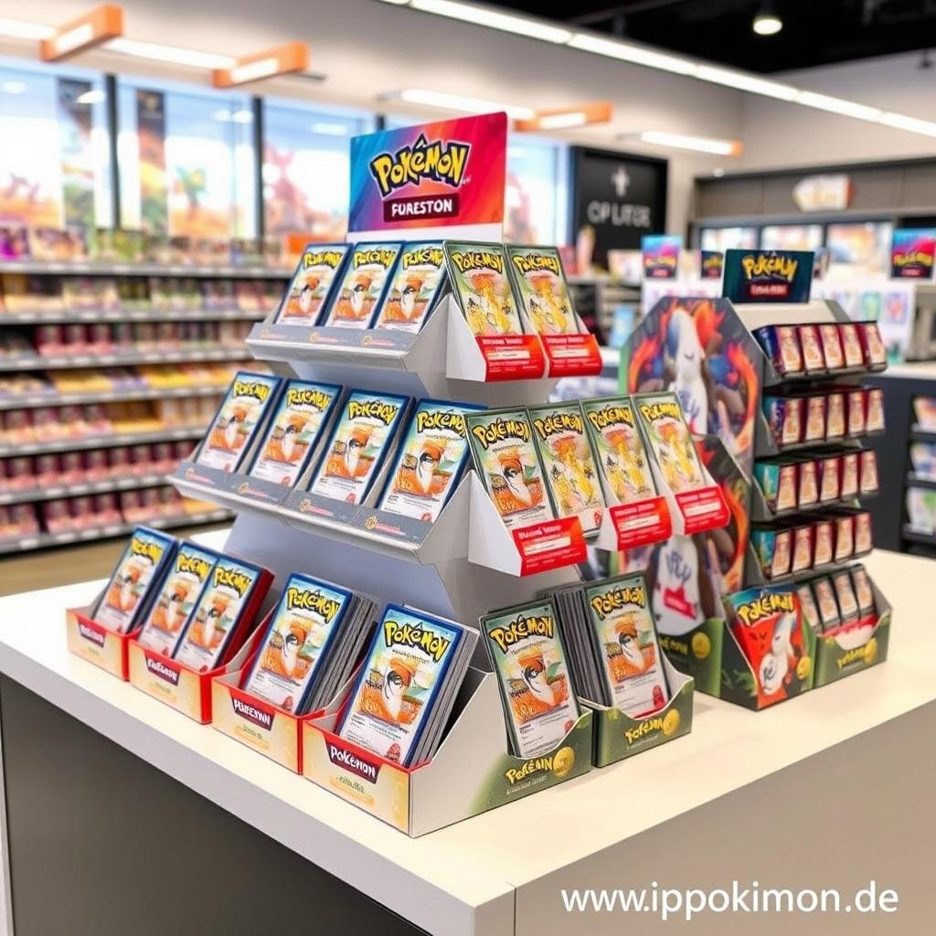 Theken-Displays für Pokémon Karten