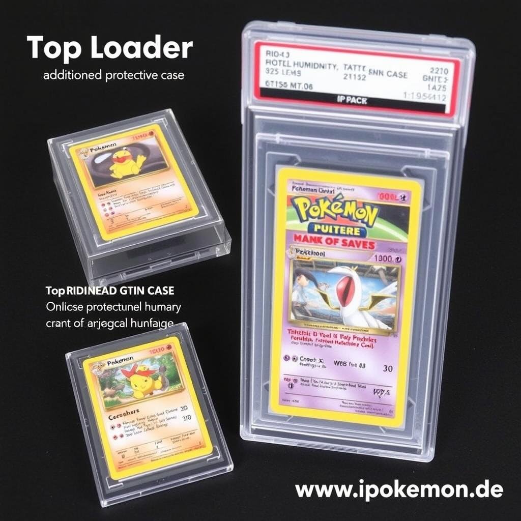 Top Loader und Card Saver zum Schutz wertvoller Pokémon Karten