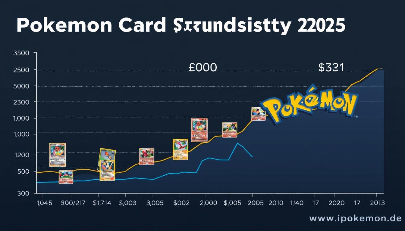 Übersicht des Pokémon Karten Marktes 2025 mit Preisdiagrammen und beliebten Karten