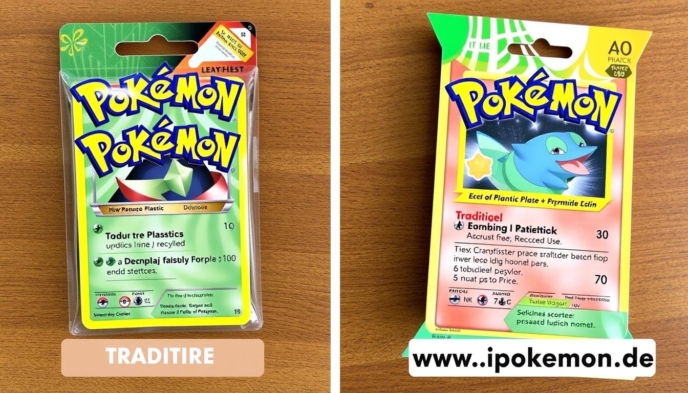 Umweltfreundlichere Verpackungen für neue Pokémon Karten-Produkte