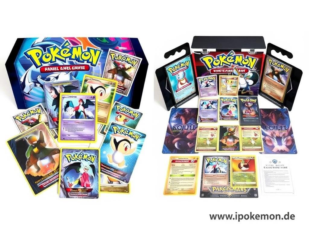 Vergleich zwischen Pokémon Karten Booster Pack und Elite Trainer Box