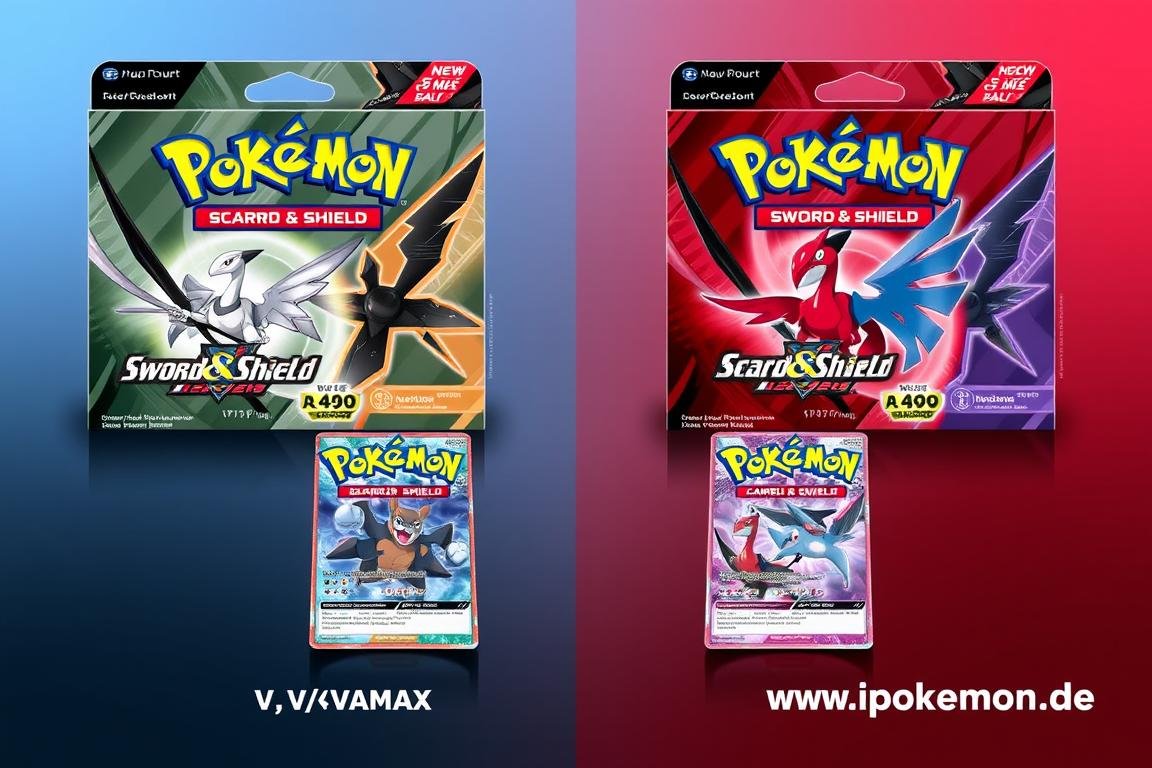 Vergleich zwischen Sword & Shield und Scarlet & Violet Booster Packs