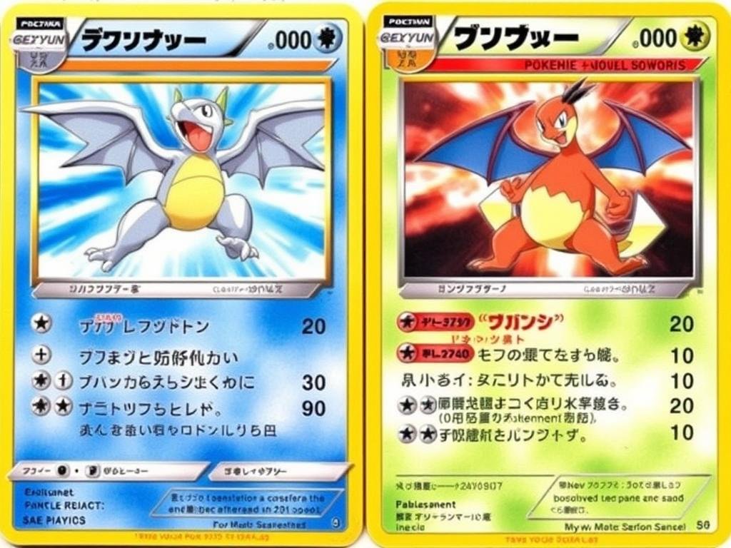 Vergleich zwischen japanischen und internationalen Pokémon Karten mit Anime-Bezug