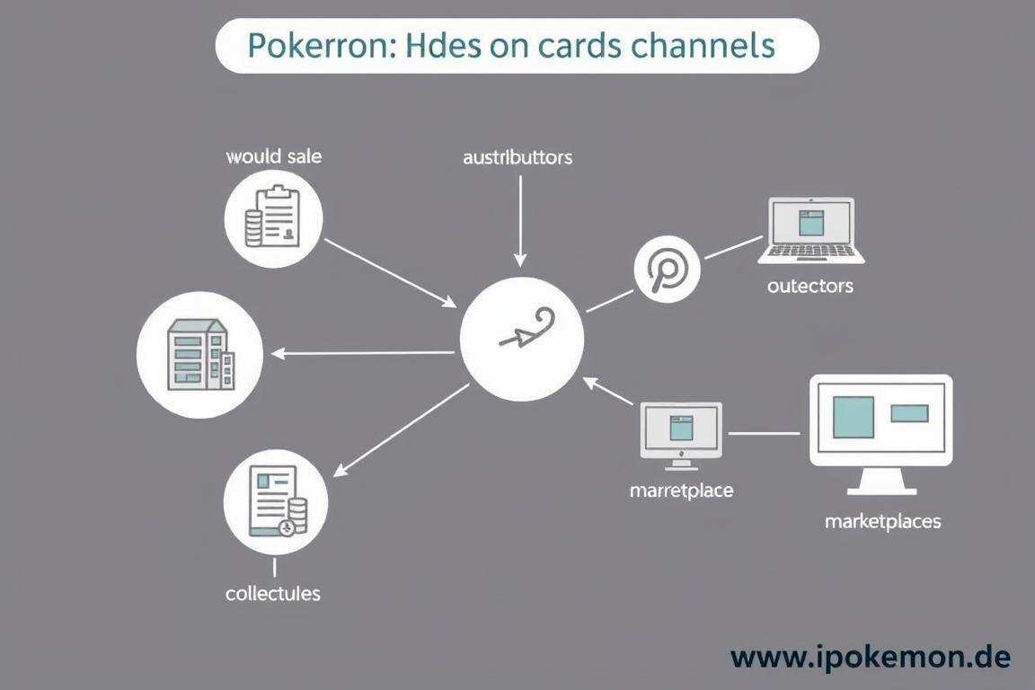 Verschiedene Beschaffungsquellen für Pokémon Karten wie Großhändler, Auktionen und private Sammler