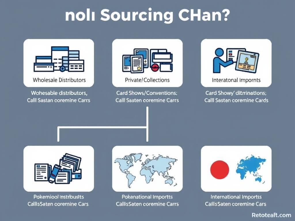 Verschiedene Beschaffungsquellen für Pokémon Karten