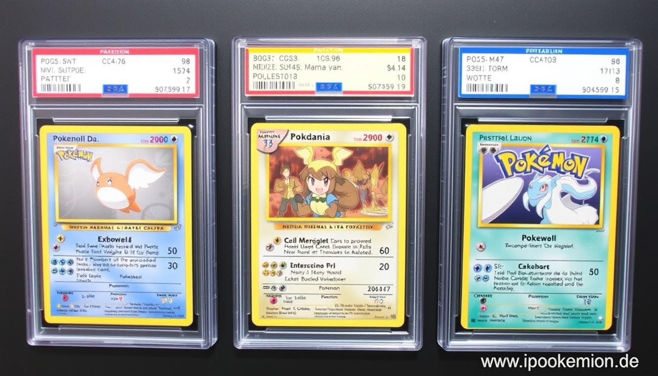 Verschiedene Grading-Services für Pokémon Karten im Vergleich