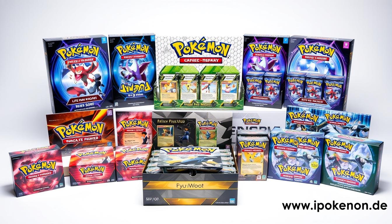Verschiedene Pokémon Karten Boxen als Investitionsobjekte