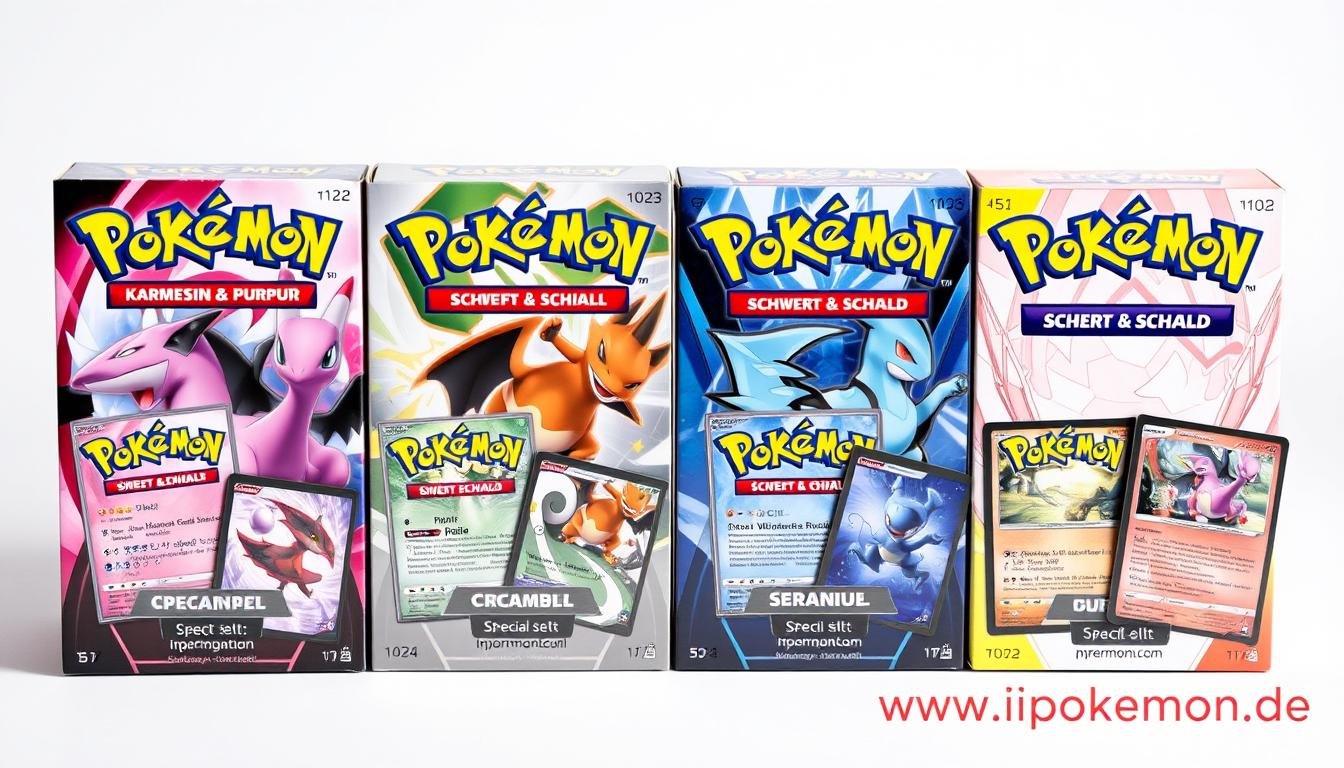 Verschiedene Pokémon Karten Editionen im Vergleich