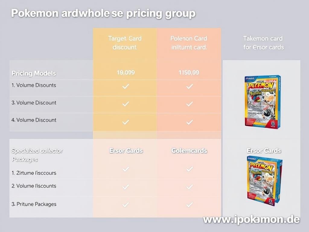 Verschiedene Preisstrategien für unterschiedliche Zielgruppen im Pokémon Karten Großhandel