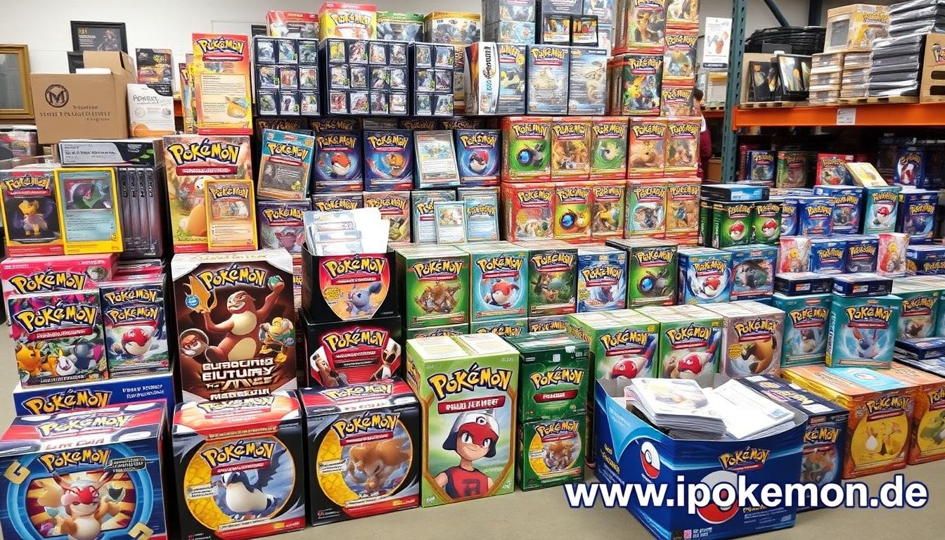 Vielfältiges Pokémon Karten Großhandelssortiment mit verschiedenen Sets