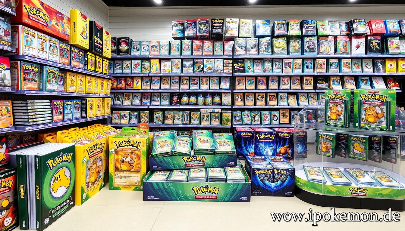 Vielfältiges Pokémon Karten Zubehör Sortiment für Händler
