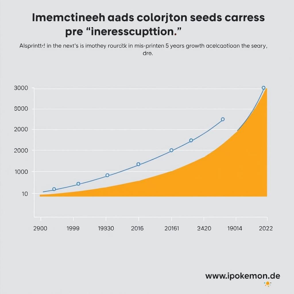 Wachstumskurve des Marktes für Pokémon Karten Fehldrucke