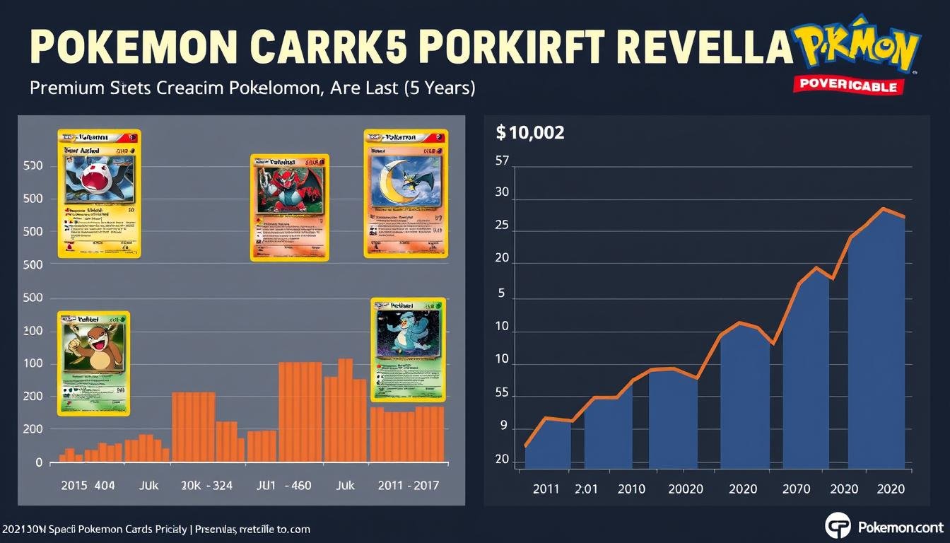 Wertentwicklung von Premium Pokémon Karten über die letzten 5 Jahre