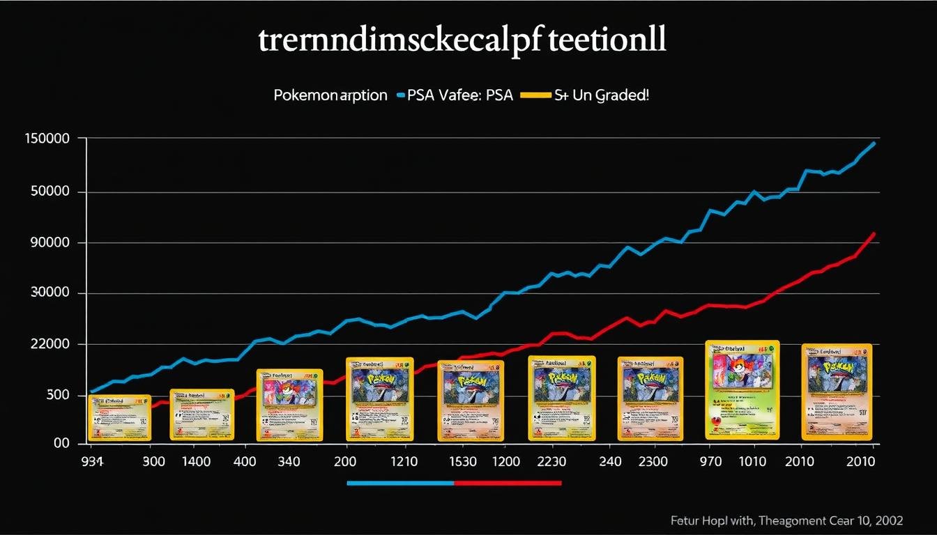Wertentwicklung von zertifizierten Pokémon Karten über Zeit