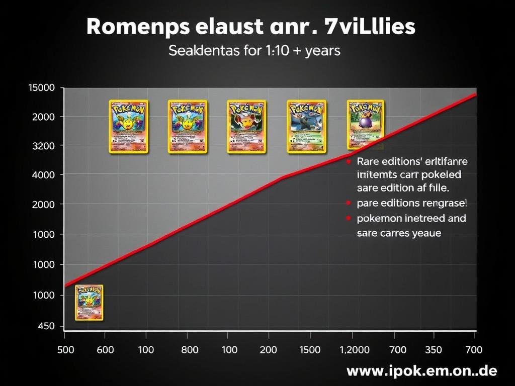 Wertsteigerung von Pokémon Karten Displays im Zeitverlauf