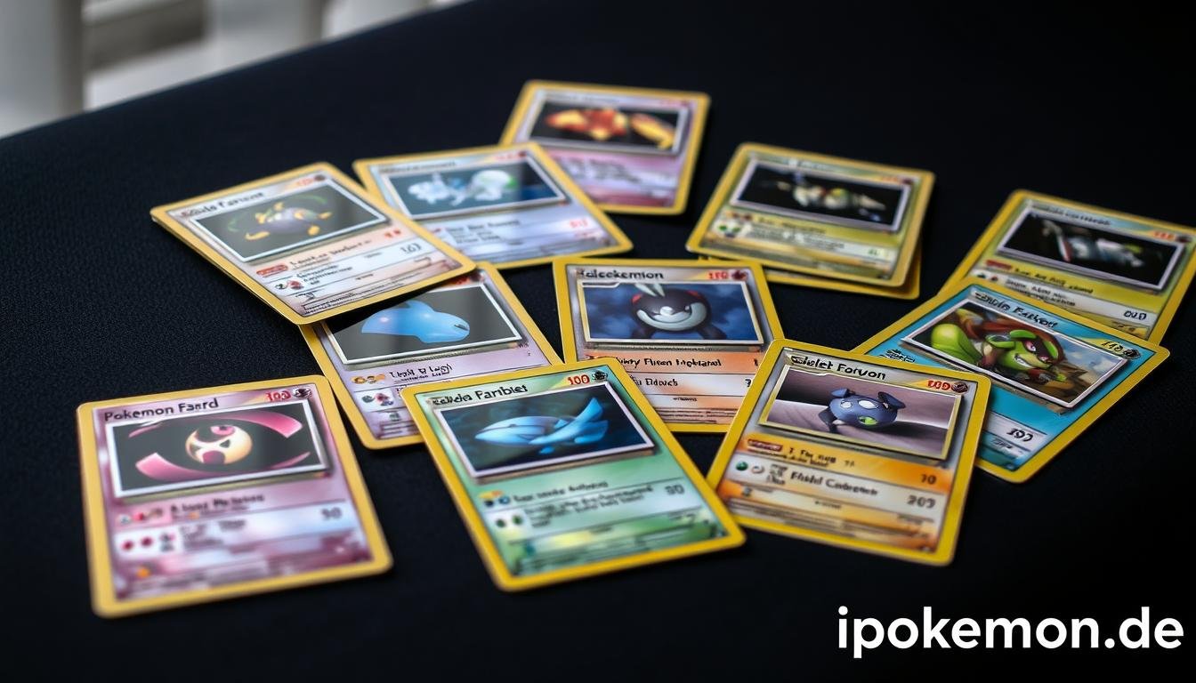 Wertvolle Pokémon Karten als Investition ausgelegt