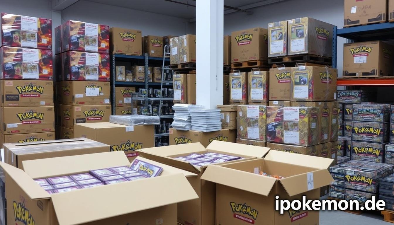 Yonko TCG Lager mit importierten Pokémon Produkten aus China und Japan