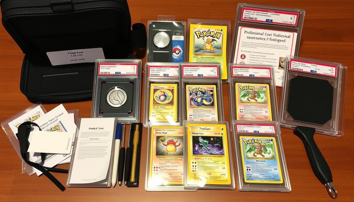 Zubehör für die Bewertung von Pokémon Karten