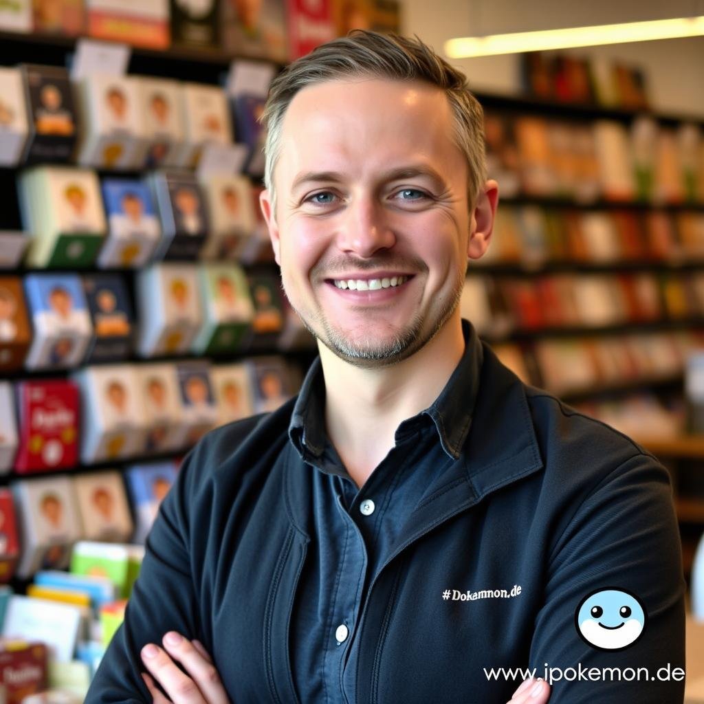 Zufriedener Pokémon Karten Händler