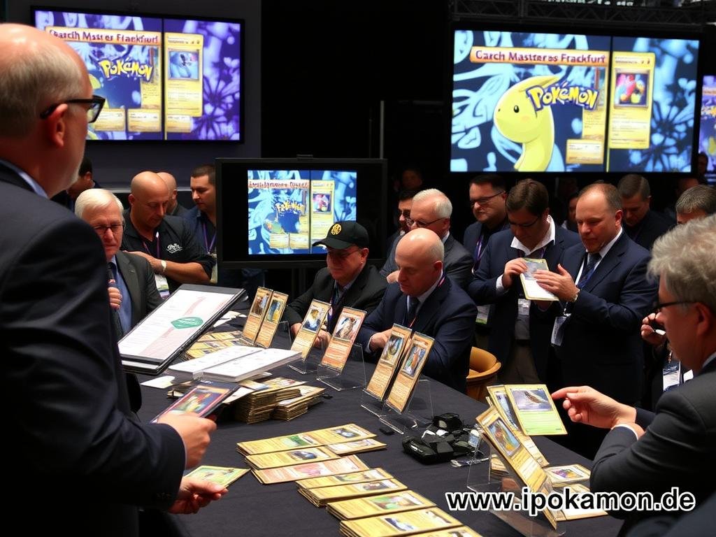 Auktion seltener Pokémon Karten auf der Card Masters Frankfurt