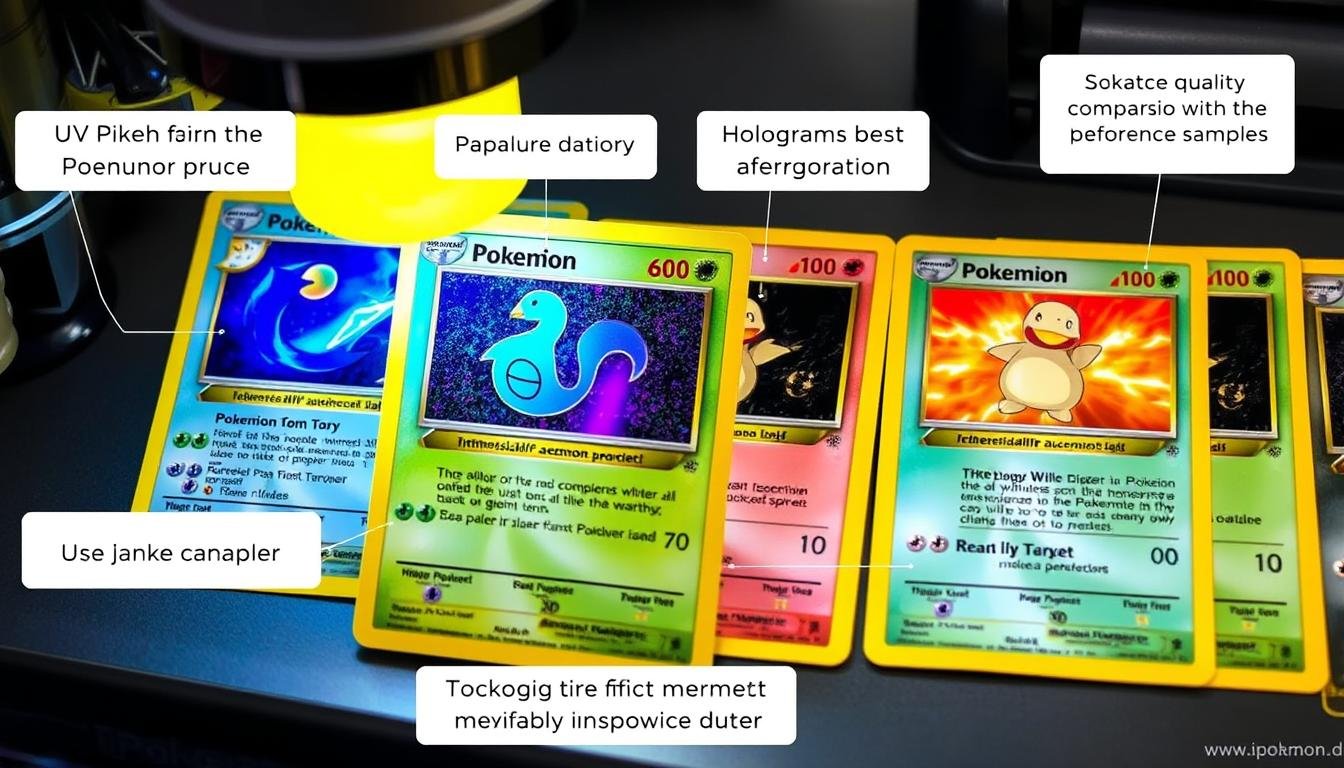 Authentifizierungsprozess für Pokémon Karten