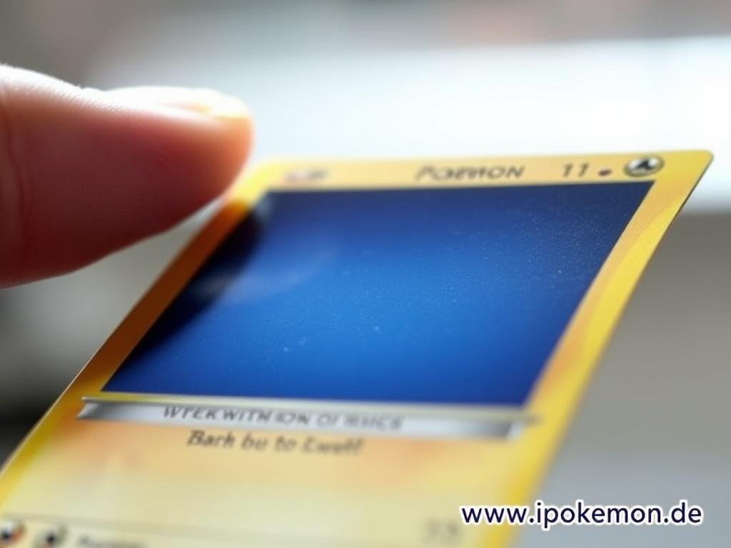 Echte Pokémon Karte mit Hologramm und Lichttest