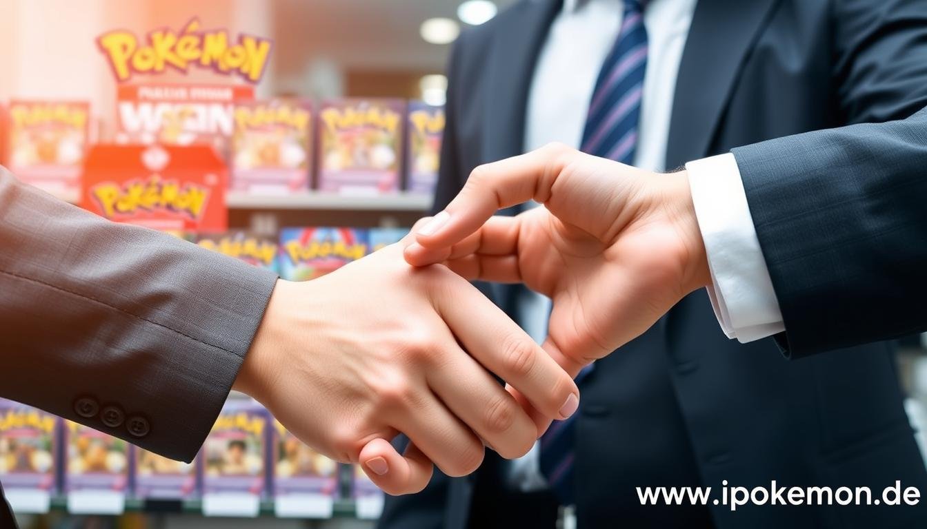 Geschäftspartnerschaft im Pokémon Karten Großhandel