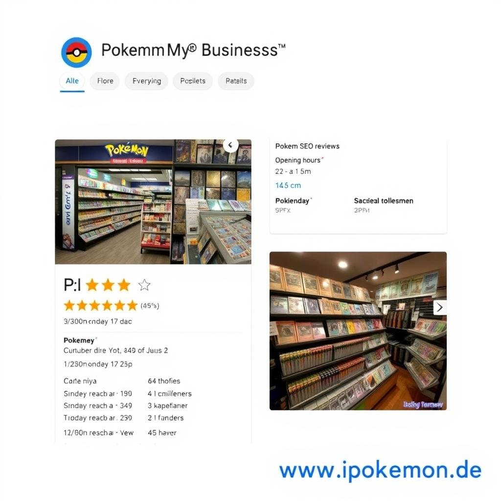 Google My Business für Pokémon Karten Händler