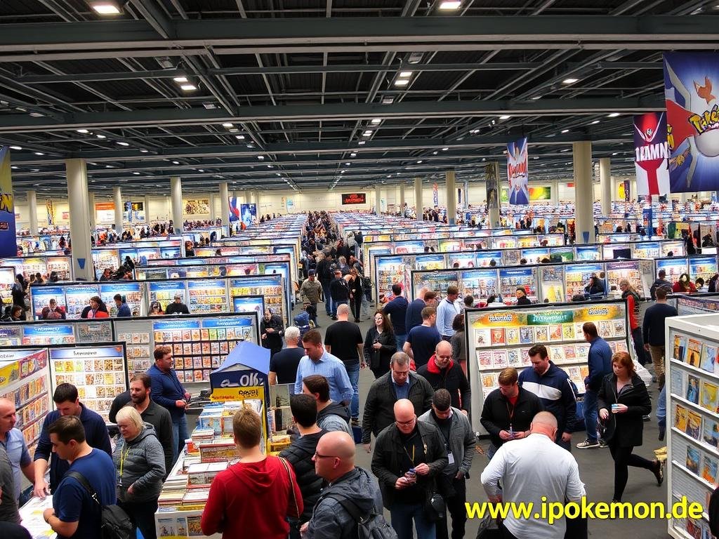 Großer Händlerbereich auf der Spiel & Sammel Messe in Köln