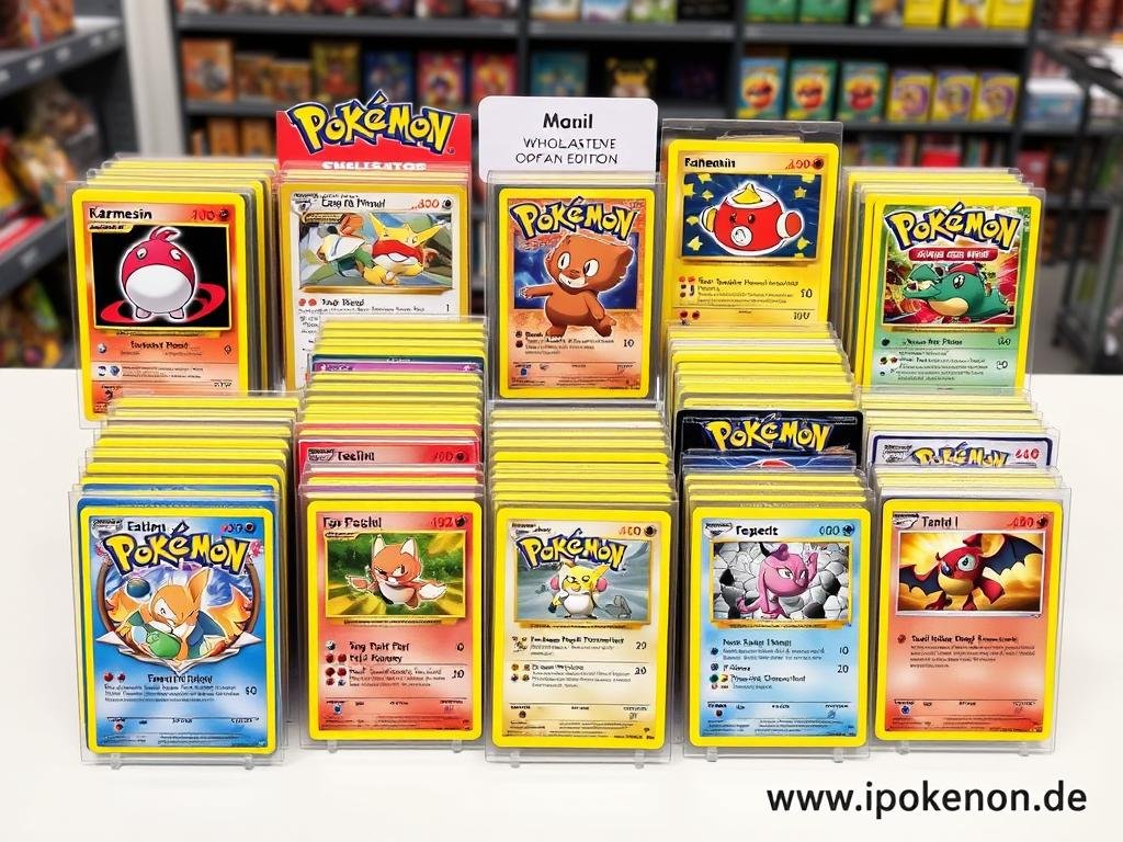 Großhandelsangebot für Pokémon Karten mit verschiedenen Editionen