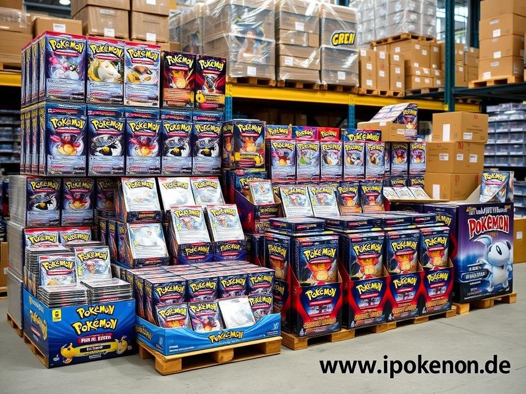 Großhandelslieferung von Pokémon Karten Displays und Boxen