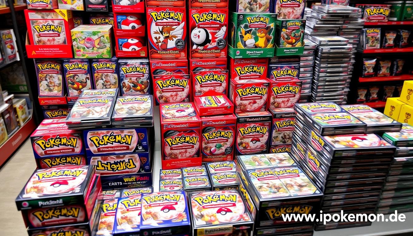 Großhandelslieferung von Pokémon Karten Displays und Boxen