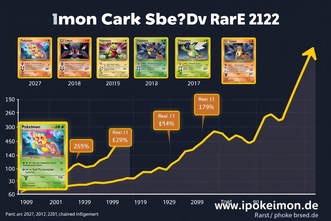 Historische Preisentwicklung von seltenen Pokémon Karten