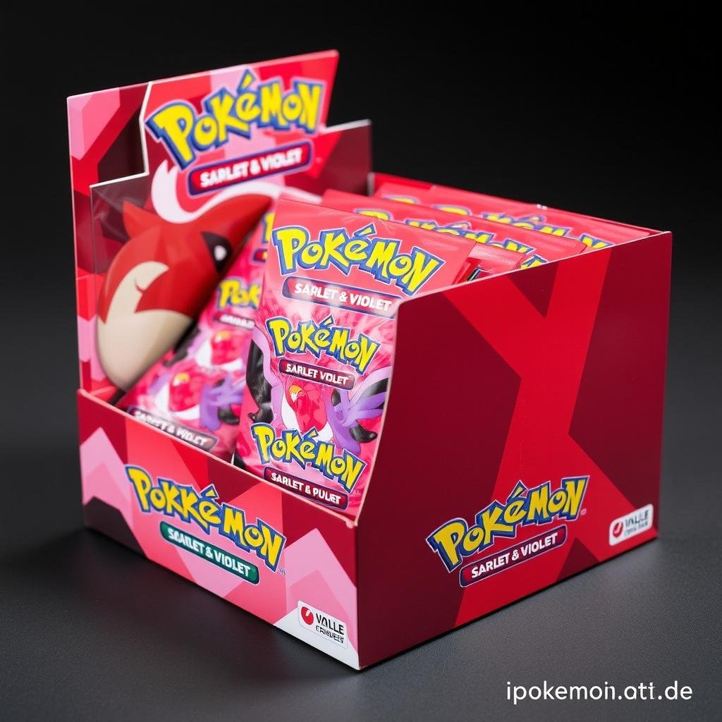 Karmesin & Purpur Booster Display für Großhändler