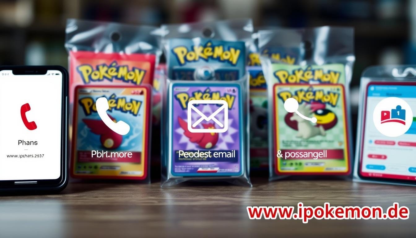 Kontaktmöglichkeiten zu iPokemon als Pokémon Karten Distributor