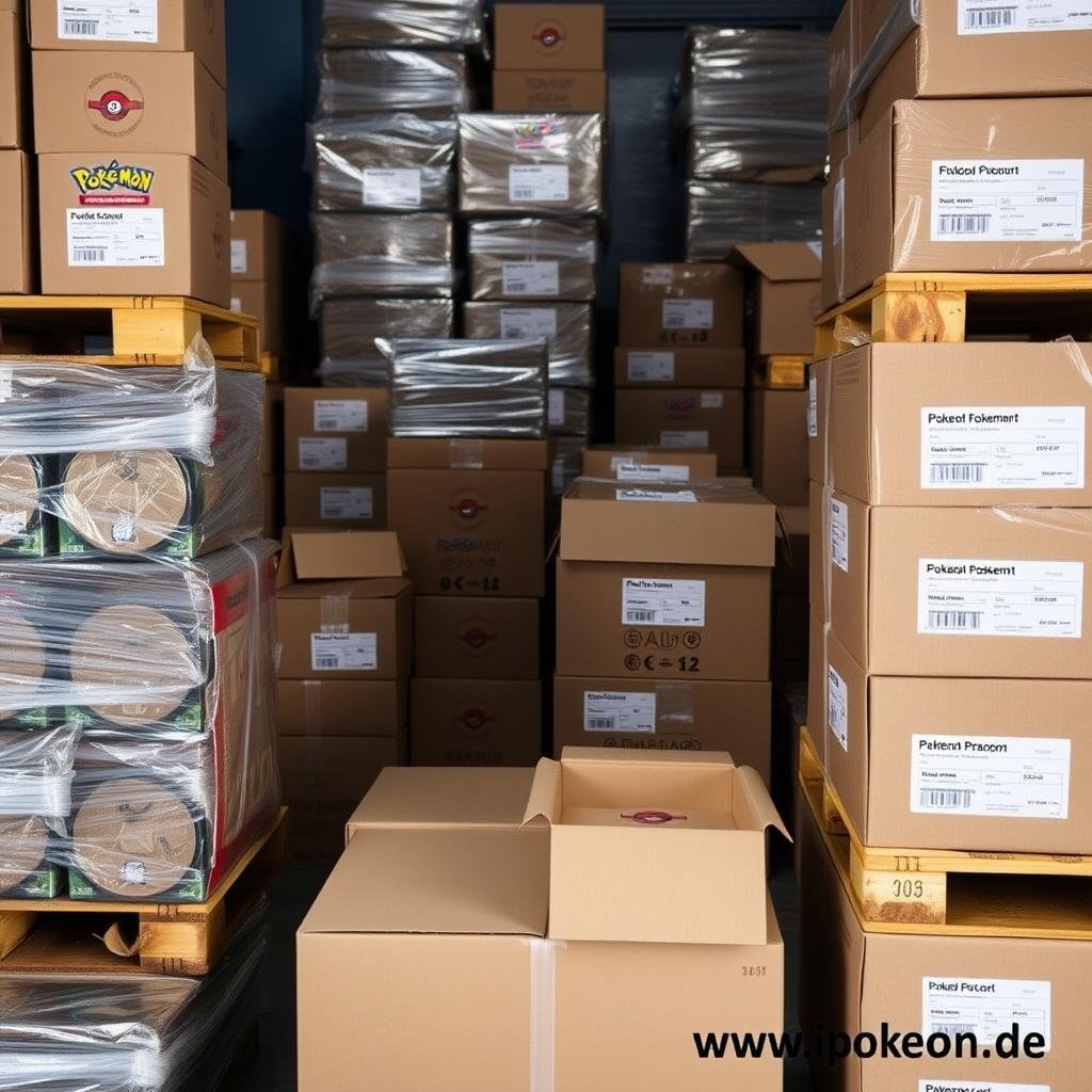 Logistik und Versand von Pokémon Karten Großhandelsbestellungen