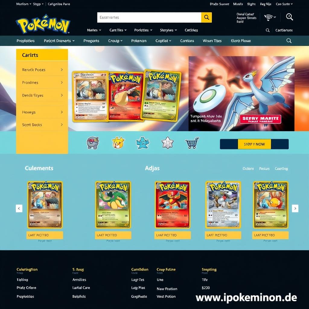 Online-Shop für Pokémon Karten