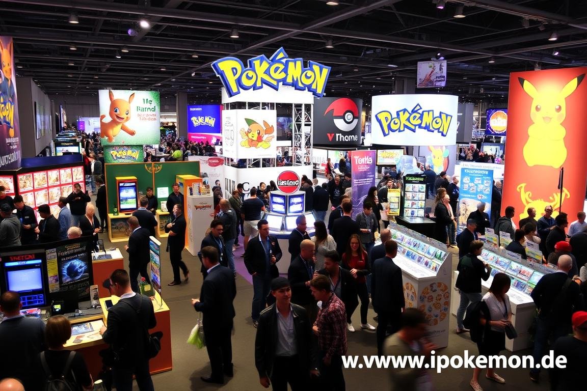 Pokémon Area auf der Gamescom mit vielen Besuchern