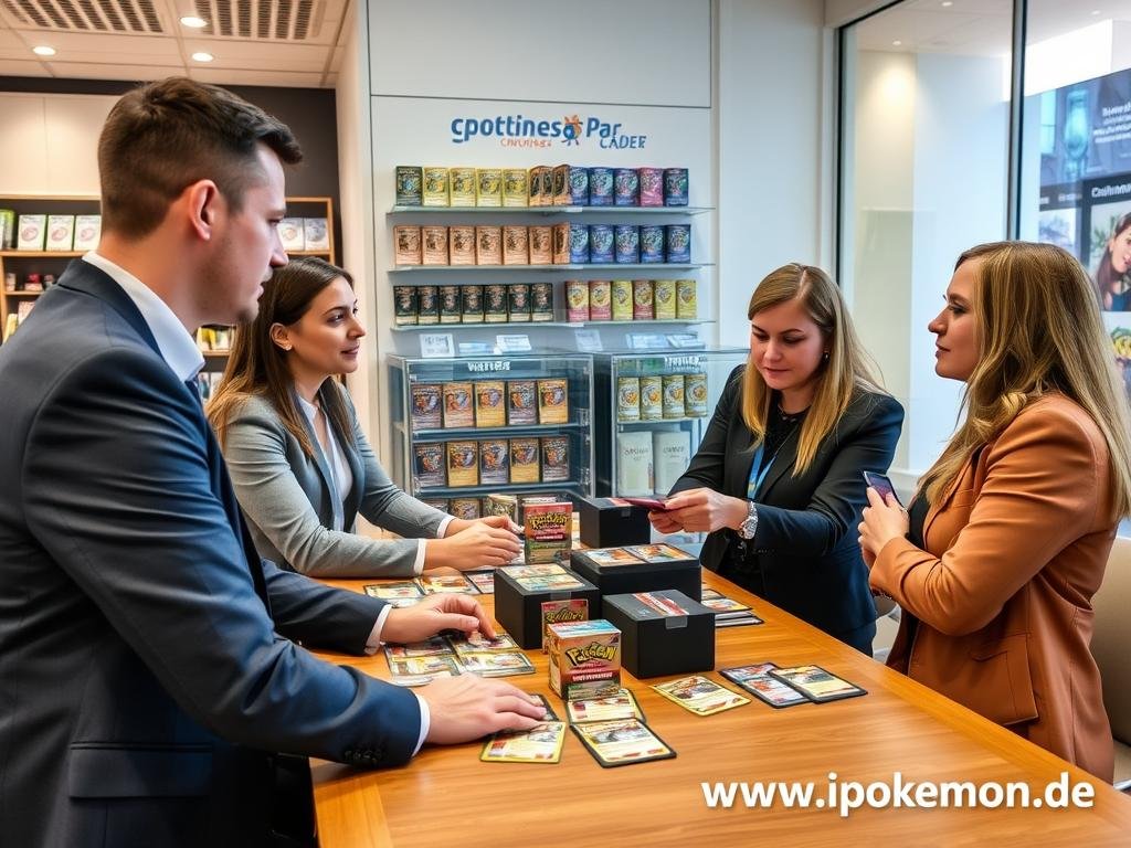 Pokémon Karten Großhandel Beratungsgespräch