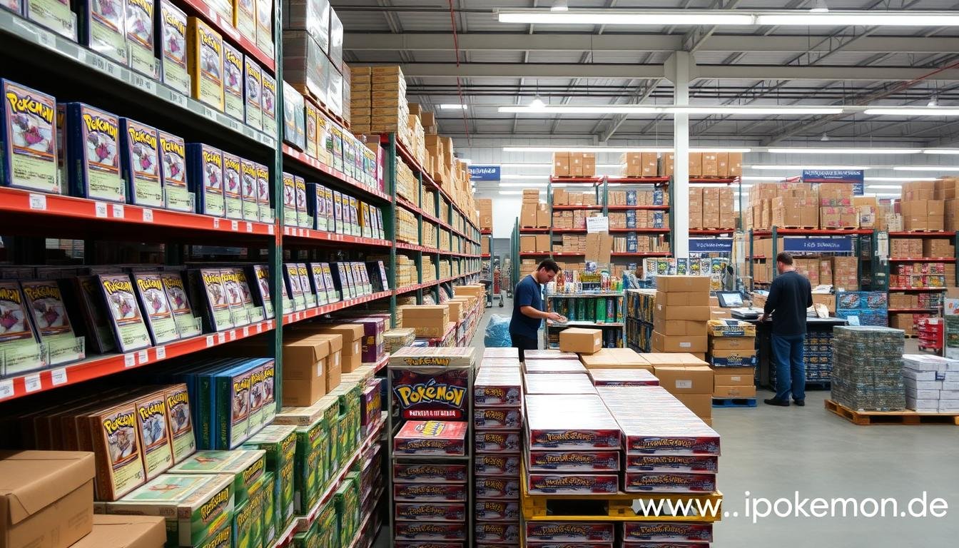 Pokémon Karten Großhandel Deutschland Hauptlager mit Produktauswahl