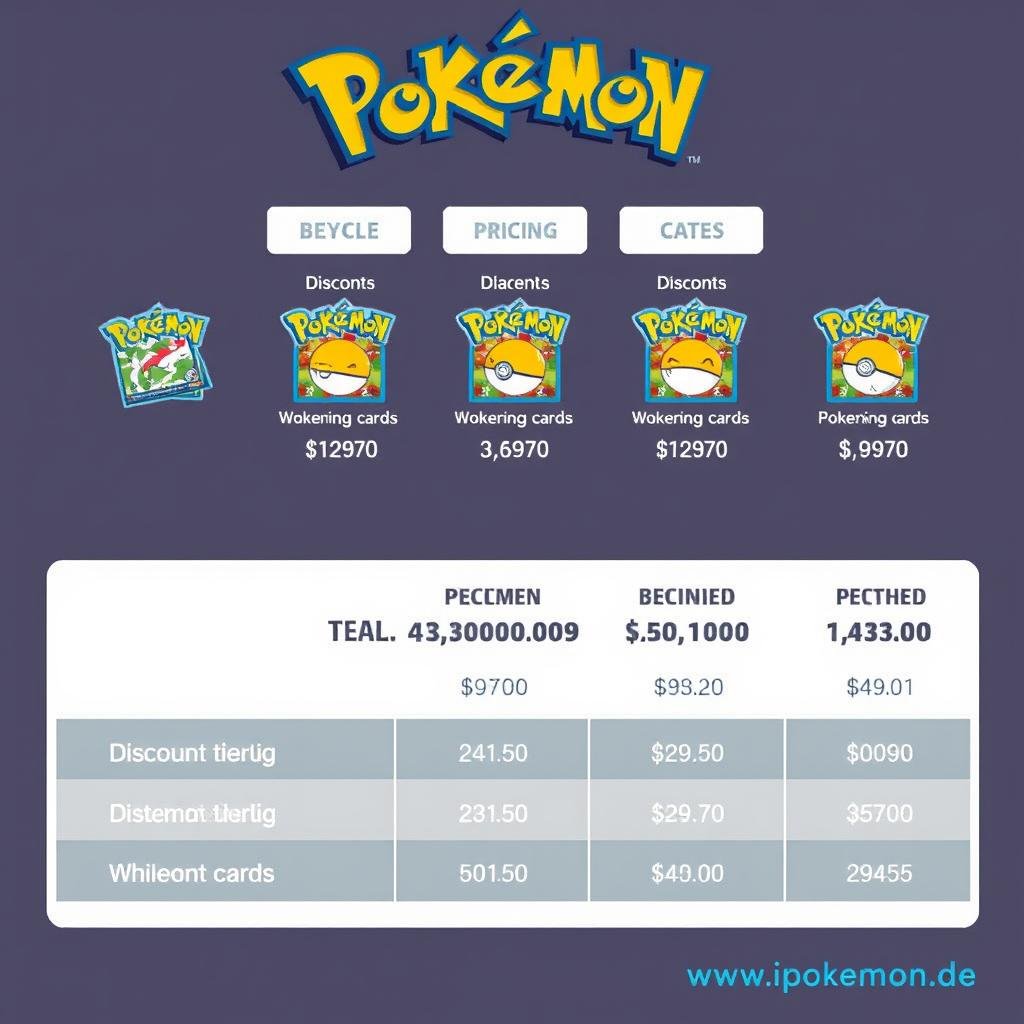 Pokémon Karten Großhandelspreise und Rabatte