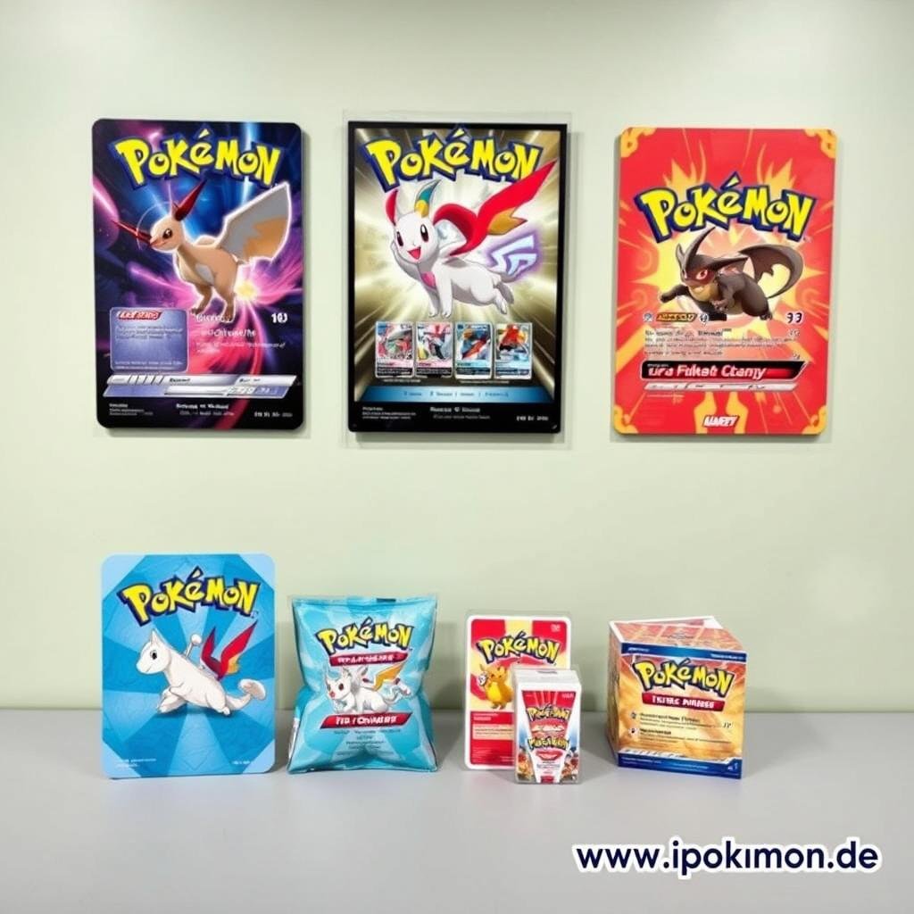 Pokémon Karten Marketing-Materialien für Händler