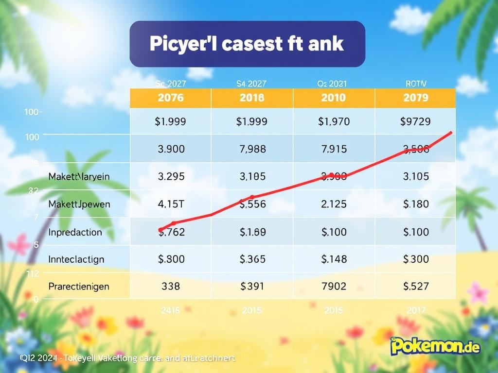 Pokémon Karten Preisanalyse für Q2 2024 mit Fokus auf Sommersaison