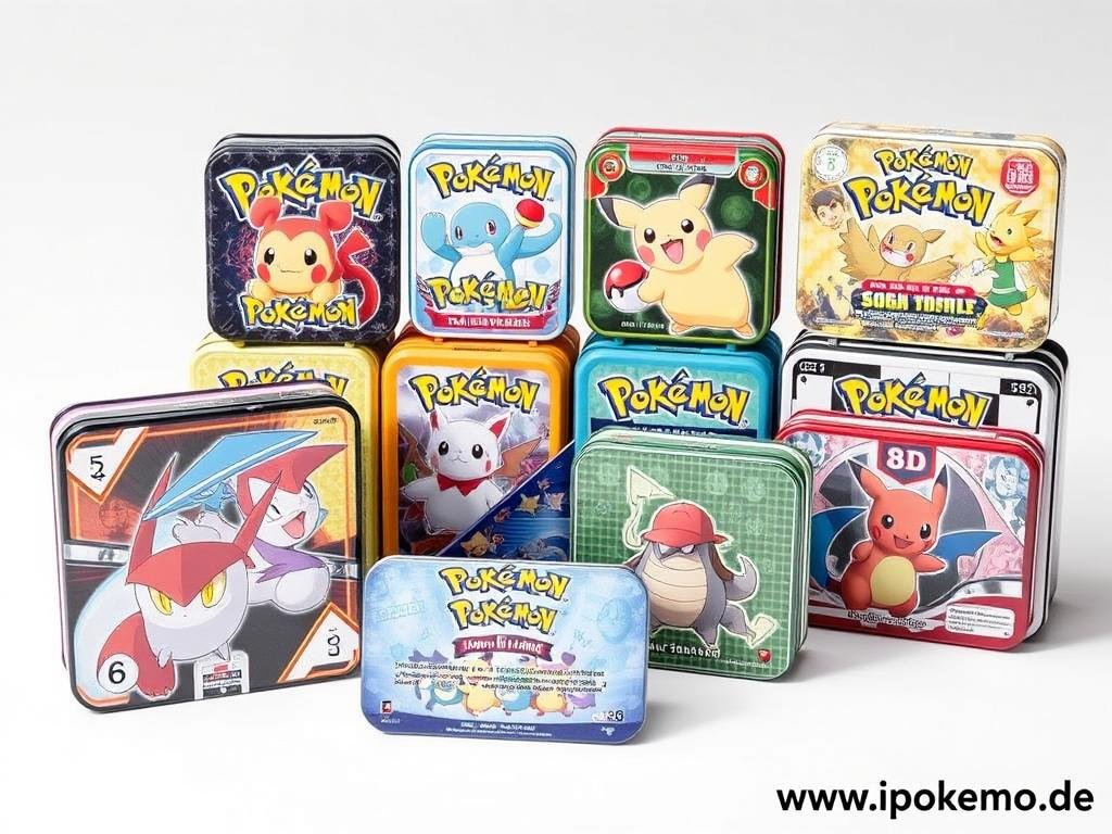 Pokémon Karten Tin-Boxen Sortiment