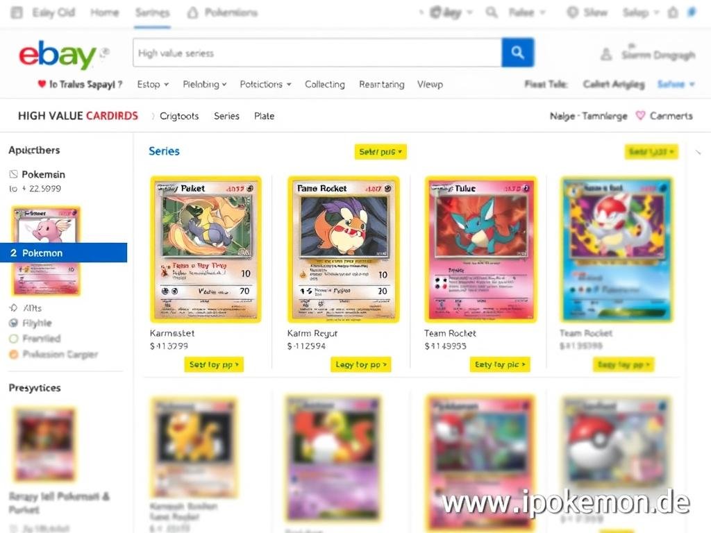 Preisanalyse von wertvollen Pokémon Karten auf eBay Preisanalyse von wertvollen Pokémon Karten auf eBay