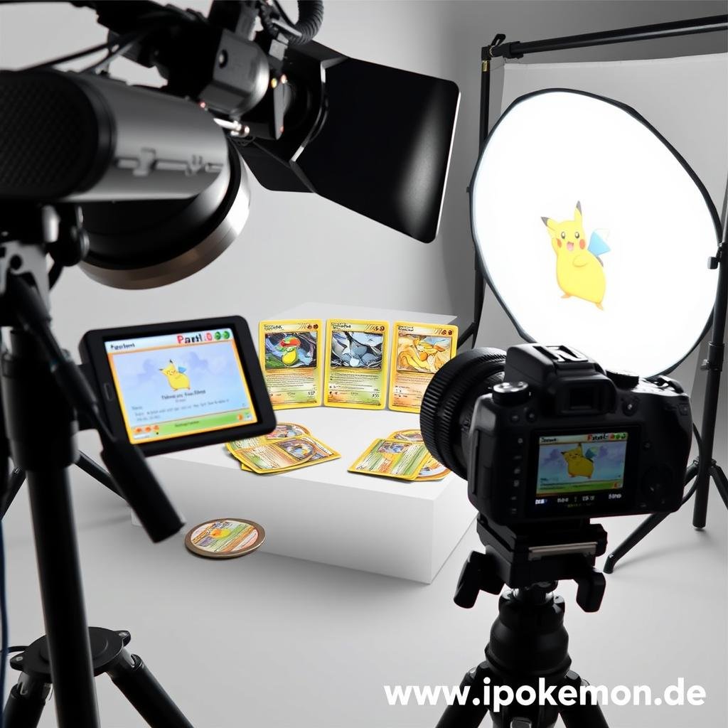 Produktpräsentation von Pokémon Karten
